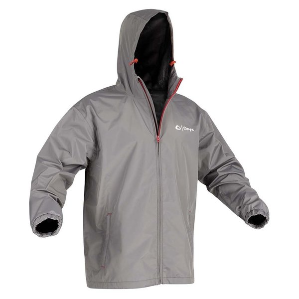 Onyx Outdoor Onyx Essential Rain Jacket - Large - Grey 502900-701-040-22